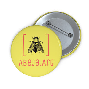 Abeja Art Pin Buttons