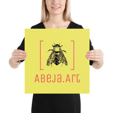 Load image into Gallery viewer, Abeja Art Logo Poster
