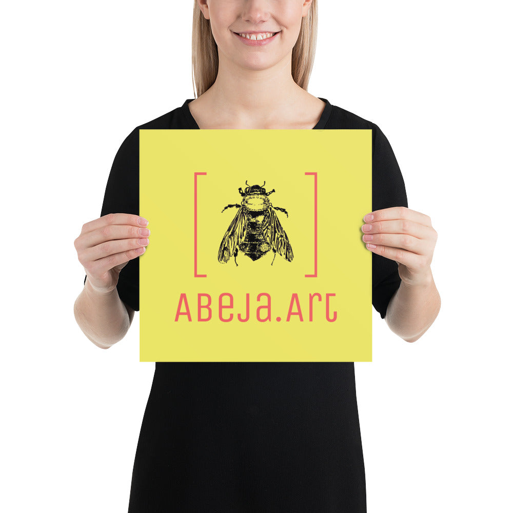 Abeja Art Logo Poster